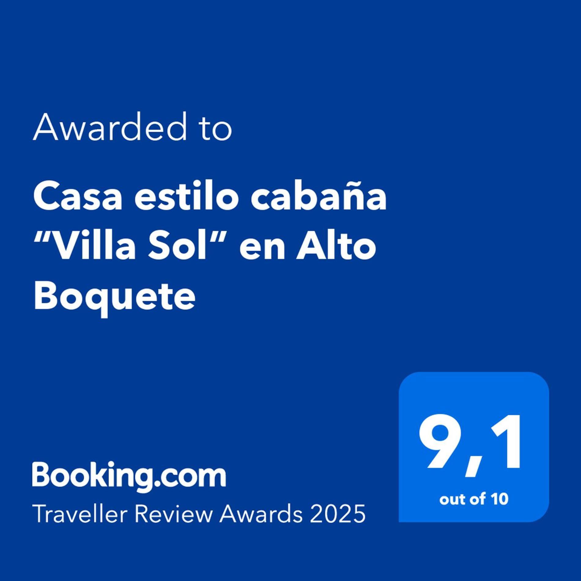 Casa Estilo Cabana “Villa Sol” En Alto ボケテ エクステリア 写真